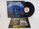 80s Heavy Metal Rock METALLICA ride the lightning 1984 UK Vinyl LP + Inner Mint