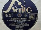 Disque 78 tours  Django Reinhardt   .... Stockholm  /  swing 1941 ..............