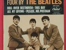THE BEATLES. FOUR BY THE BEATLES EP.1964 CAPITOL.GREEN WEST COAST LABEL.
