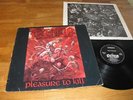 KREATOR Pleasure To Kill LP RARE MISPRINT 1986 Noise N 0037 w/OIS |Coroner|