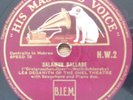 hebrew 78 RPM- lea dganith- tango ballade- dreigroschen oper- brecht / weill