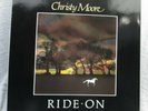 CHRISTY MOORE  RIDE ON  WEA IRELAND LP '84 IRISH FOLK LEGEND VERY GOOD .