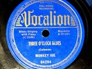 PREWAR BLUES 78: MONKEY JOE Three O’Clock Blues/Some Sweet Day VOCALION 04294