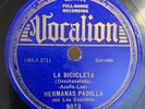 HERMANAS PADILLA La Bicicleta 78 RPM Vocalion 9073 Mexican