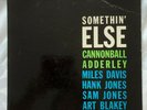 CANNONBALL ADDERLEY/MILES DAVIS 'SOMETHING ELSE' BLUE NOTE BLP-1595/RVG/47W63rd.