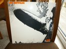 LED ZEPPELIN 1st LP 1969 red PLUM  with silver grey stripe at bottom 588171