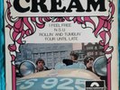 CREAM - I FEEL FREE - RARE FRENCH 45T 7' EP 1967 CLAPTON PSYCH