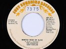 70s Soul 45 - Voices Of East Harlem - Wanted Dead Or Alive - Just Sunshine VG++