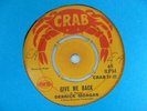 DERRICK MORGAN Give me Back CRAB Boss Reggae UK 7