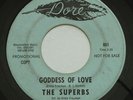 Northern Soul THE SUPERBS Goddess Of Love / One Bad Habit DORE Promo 45 HEAR MP3