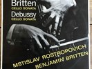 SWL 8503 Britten / Debussy Cello Sonata / Rostropovich / Britten W/B