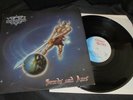 OVERDRIVE Swords And Axes PLANET Sweden 1984 EX/EX LP vinyl swedish metal
