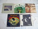 RAINBOW - 5 xUK Vinyl LPs DIFFICULT/BEST OF/STRAIGHT BETWEEN/RISING/BENT OUT VG+
