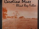 BLIND BOY FULLER / BROWNIE MCGHEE: Carolina Blues LP (UK, minor delamination ne