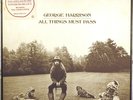 3 LP BOX APPLE George Harrison ALL THINGS MUST PASS Sticker w/POSTER STCH-639 NM