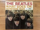 The Beatles ?– Nowhere Man/What Goes On 1966 Capitol 5587 45 Vinyl VG+