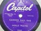 MERLE TRAVIS Cannon Ball Rag CAPITOL 2245 E+ Super Finger-Picked Guitar HEAR