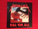 Metallica “Kill'em all” Album signed 9/14/85 Cliff
