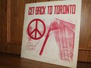 The Beatles Get Back To Toronto I.P.F. Records ?– IPF-1 1970 VG+/VG+ Play Graded