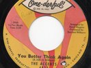 1963 NORTHERN SOUL - RARE OBSCURE - THE ACCENTS - WHO YOU GONNA LOVE ONE-DERFUL