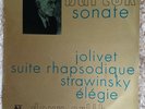 Devy ERLIH / BARTOK - JOLIVET - STRAWINSKY - Violin SOLO RARE French LP EX/NM