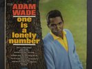 ADAM WADE: One Is A Lonely Number LP (rare stereo, minor cw) Blues & R&B