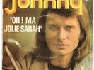 Johnny HALLYDAY   Oh  Ma jolie Sarah    Promo labels noirs     7