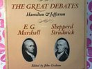 SEALED THE GREAT DEBATES - HAMILTON & JEFFERSON-E.G. MARSHALL-SHEPPERD STRUDWICK