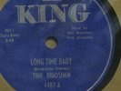 78 RPM: Tiny Bradshaw...T-99 B/W Long Time Baby...Excellent Condition...