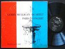 GERRY MULLIGAN QUARTET Paris Concert LP PACIFIC JAZZ PJ-1210 US '55 JAZZ DG MONO