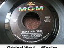 ? APRIL STEVENS 'Wanting You' NM + Cover ORIGINAL northern soul 45