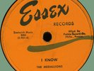 MEDALLIONS I Know / Laki-Lani 78rpm Essex 1955 rare Philly doo-wop