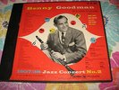 Benny Goodman, Orchestra, Trio & Quartet. Columbia #SL180. Jazz Concert. 2x33rpm