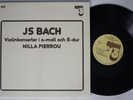 OPUS 3 8012 sweden NILLA PIERROU Bach Violin Concerto LP NM audiophile