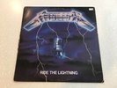 Metallica Ride The Lightning Promotional Vinyl LP Record White Label Promo wGold