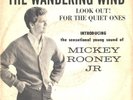 MICKEY ROONEY JR.--TEEN PICTURE SLEEVE + 45--(LOOK OUT  FOR THE QUIET ONES)--PS-