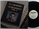 D. J. ROGERS Hope Songs Vol. 1 HOPE SONG LP VG+/++ modern soul funk gospel HEAR