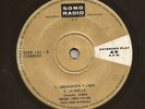 Peru Cumbia 45 EP ENRIQUE LYNCH Aguardiente y Limon/Cumbia de Viajero SONO RADIO