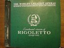 World’s Greatest Opera Rigoletto  Jean Dickenson  Armand Tokatyan Leonard Warren