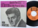 RON WINTERS – Orig. 45 Netherlands PS – MINT * Back In the U.S.A * COLPIX