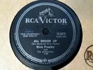 ELVIS PRESLEY 78 RPM “ALL SHOOK UP/THAT’S WHEN YOUR HEARTACHES BEGIN”, 1957