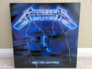Metallica Ride The Lightning LP Rare Silver 1st Print Megaforce Thrash Metal USA