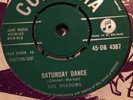 Mint 7”( Saturday Dance ) First 45rpm For The Shadows 1959.rock N Roll.vocal 7”