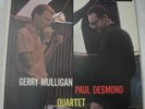 GERRY MULLIGAN PAUL DESMOND QUARTET VINYL LP ALBUM 1958 VERVE RECORDS MONO VG+