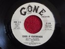 RAL DONNER School Of Heartbreakers 45rpm WHITE LABEL PROMO Gone 1961 Rock N Roll