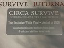 Circa Survive Juturna 10th Tour ed white vinyl /3000 w/pin NEW