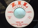 Rare Vocal Group Promo 45 : Cliff And The Sun-Rays   Lucky Me   Zil 9002 Promo