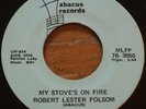 Robert Lester Folsom -My Stove's On Fire- Psych Folk / Yacht Rock 45 Abacus Hear