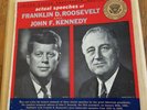 Franklin D Roosevelt John F Kennedy vinyl record album JFK FDR President Potus