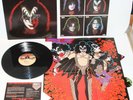 KISS ?Signed Gene Simmons Gold Promo Solo Album Autograph w/Poster -Vinyl Record